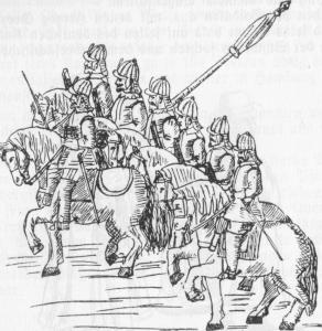 Reiter vom Blauen Regiment zu Ro 1640