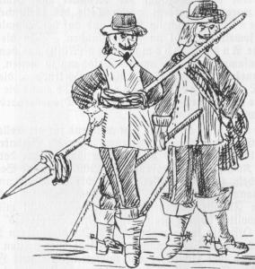 Offiziere vom Weien Regiment 1631